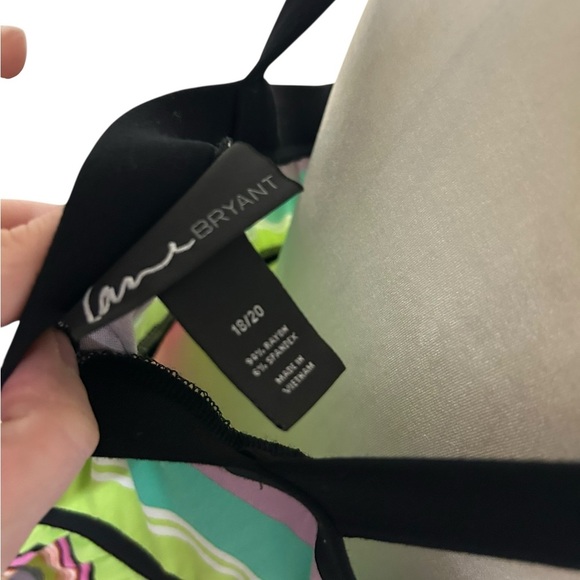 Lane Bryant Colorful Striped Maxi Dress size 18/20 - Picture 6 of 6